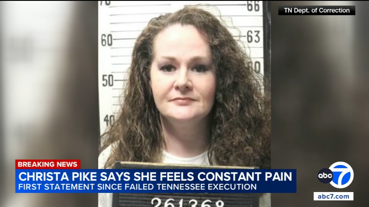 Christa Pike says she's 'recovering' after botched execution in new statement
       — ABC7 Chicago (WLS-TV)