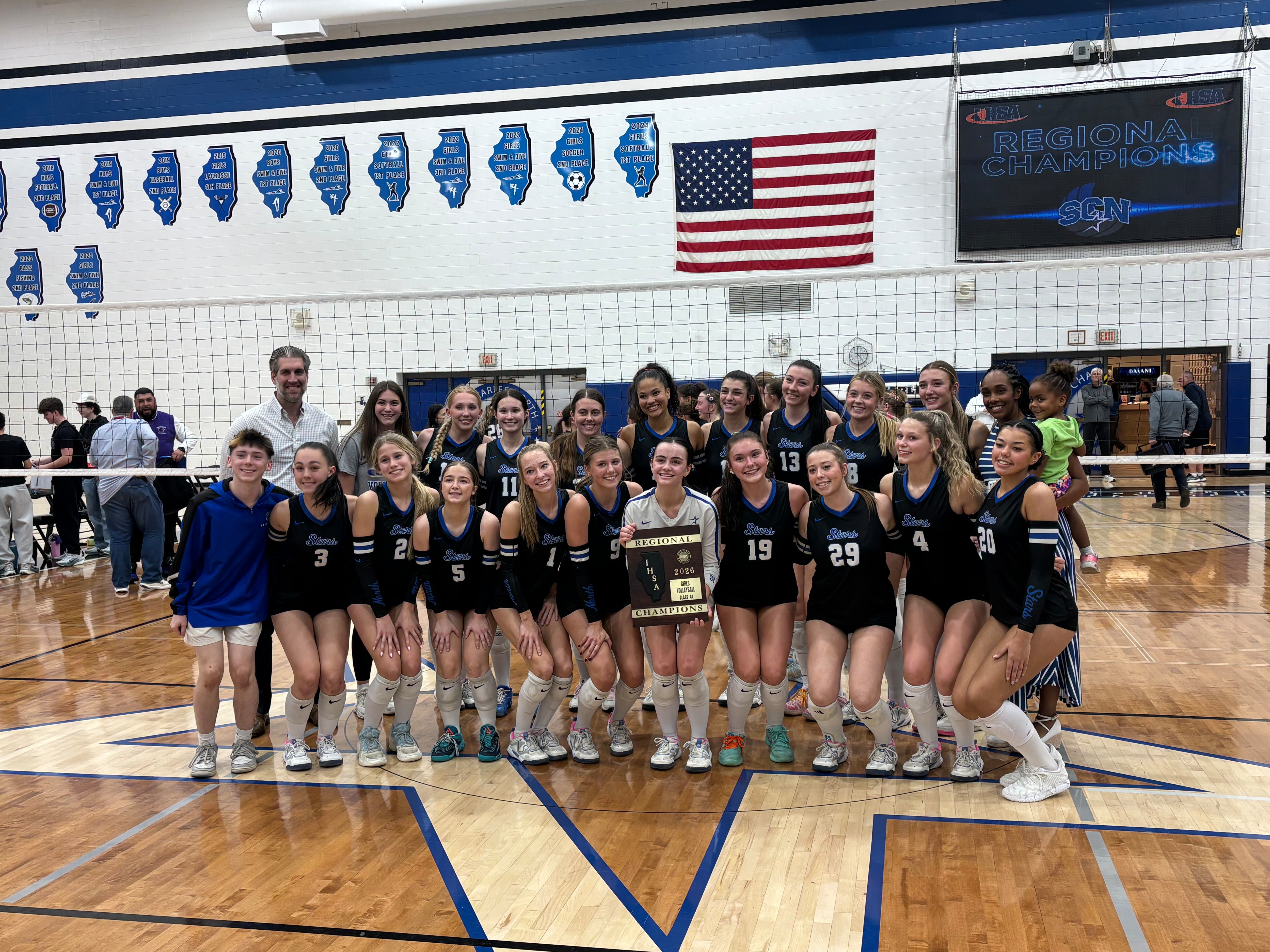 Addie Kashuba, Ellie Sutter lead St. Charles North girls volleyball to regional final win over Hampshire — Aurora Schools news