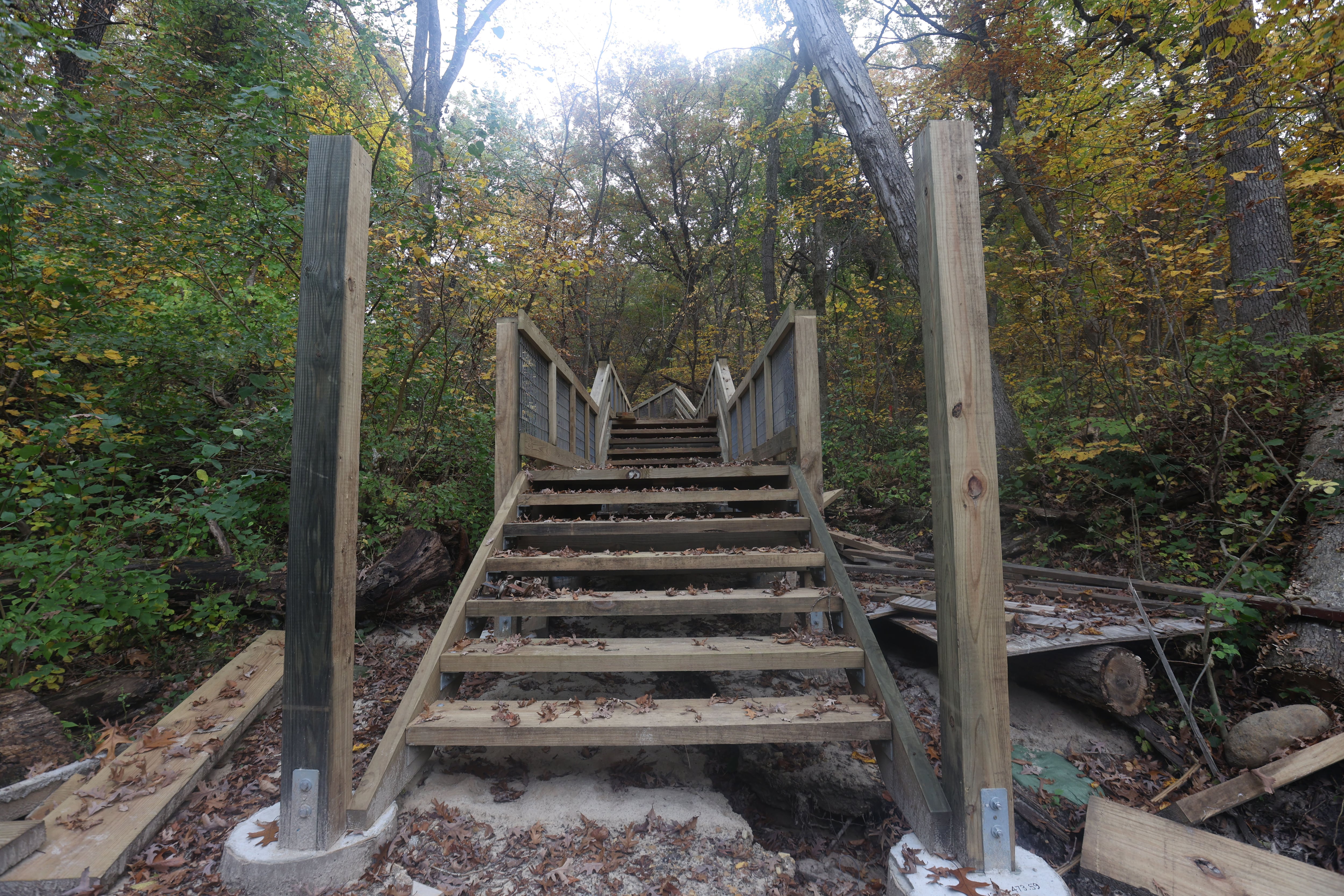 Starved Rock trail improvements about half finished — Aurora Schools news